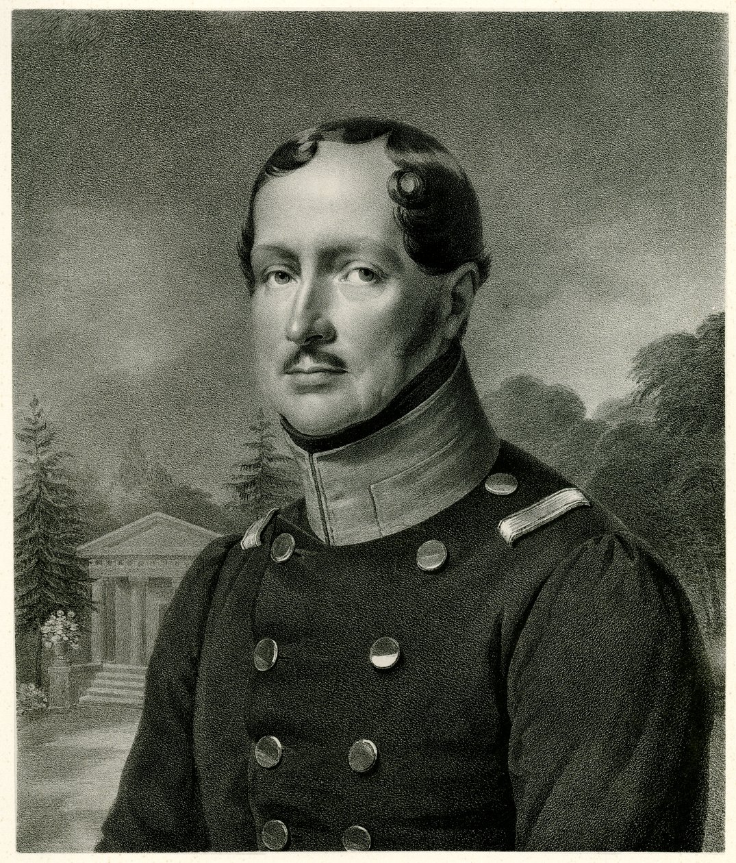 Friedrich Wilhelm III., 1884-90 (fototype) af German School