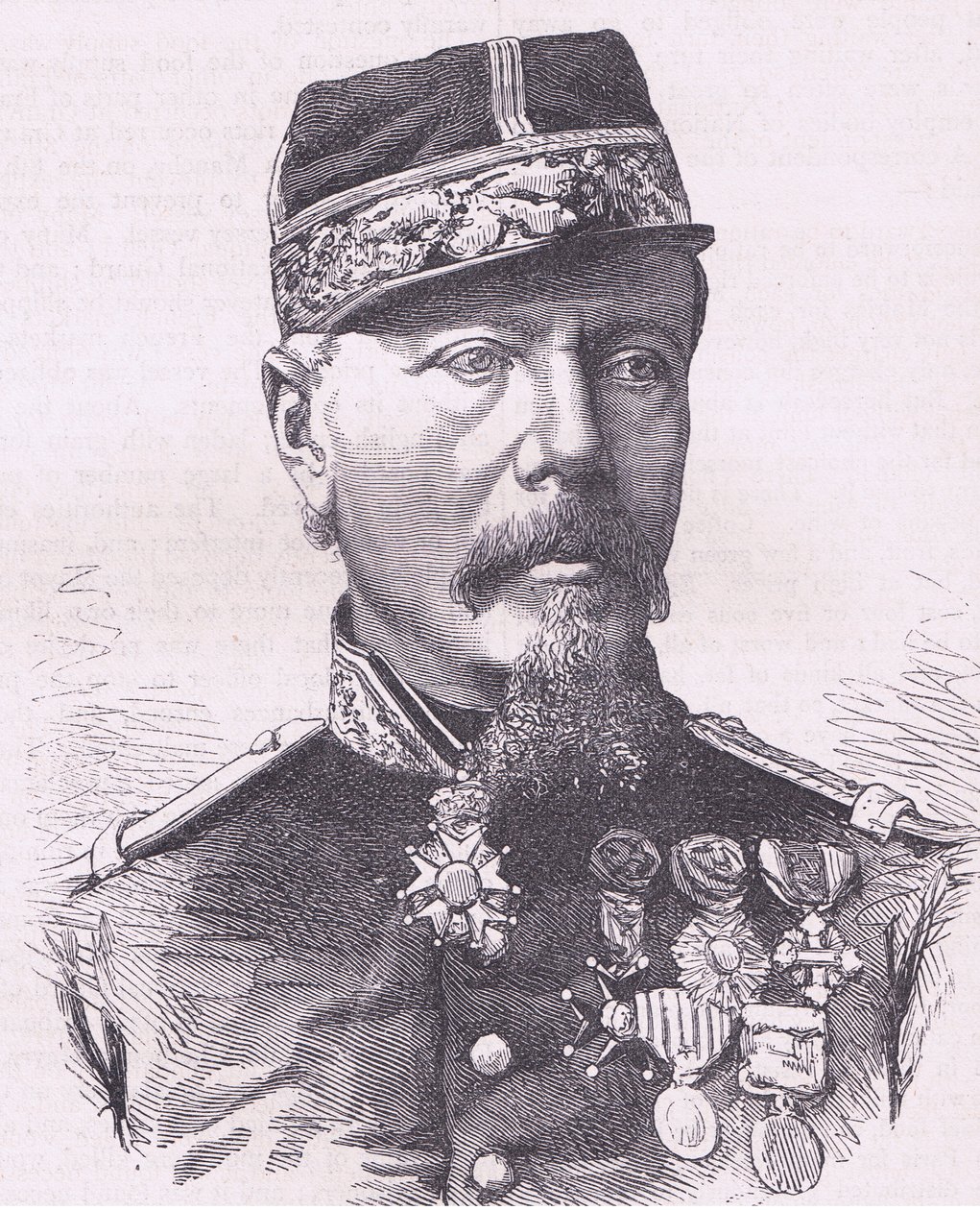 General Cremer, Cassells History of the War between France and Germany udgivet af Cassell and Company Limited, ca. 1890 (litho) af German School