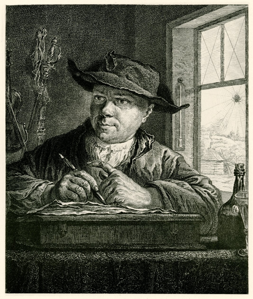Georg Friedrich Schmidt, 1884-90 (fototype) af German School