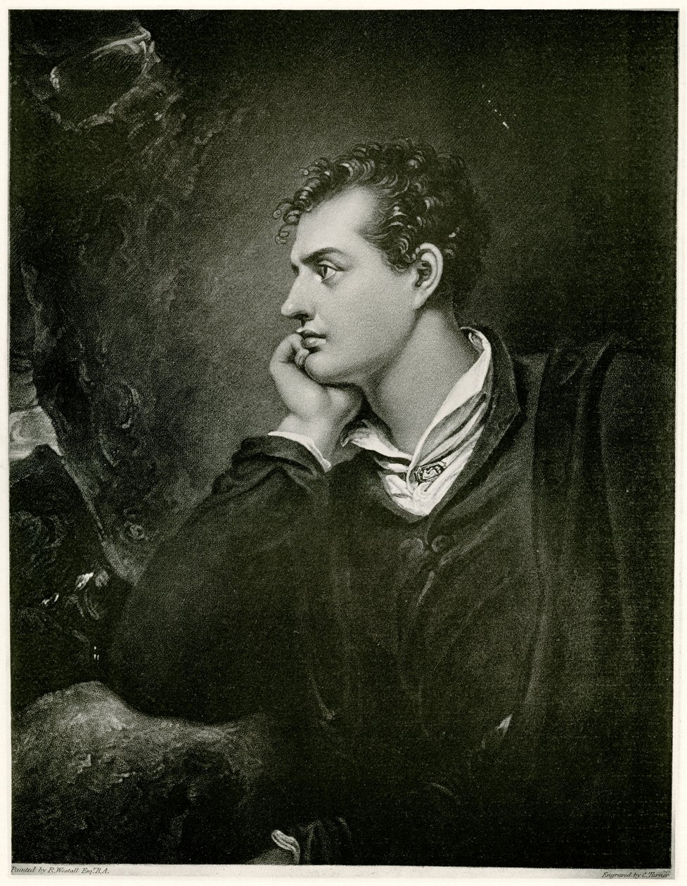 George Noel Gordon Lord Byron, 1884-90 (fototype) af German School