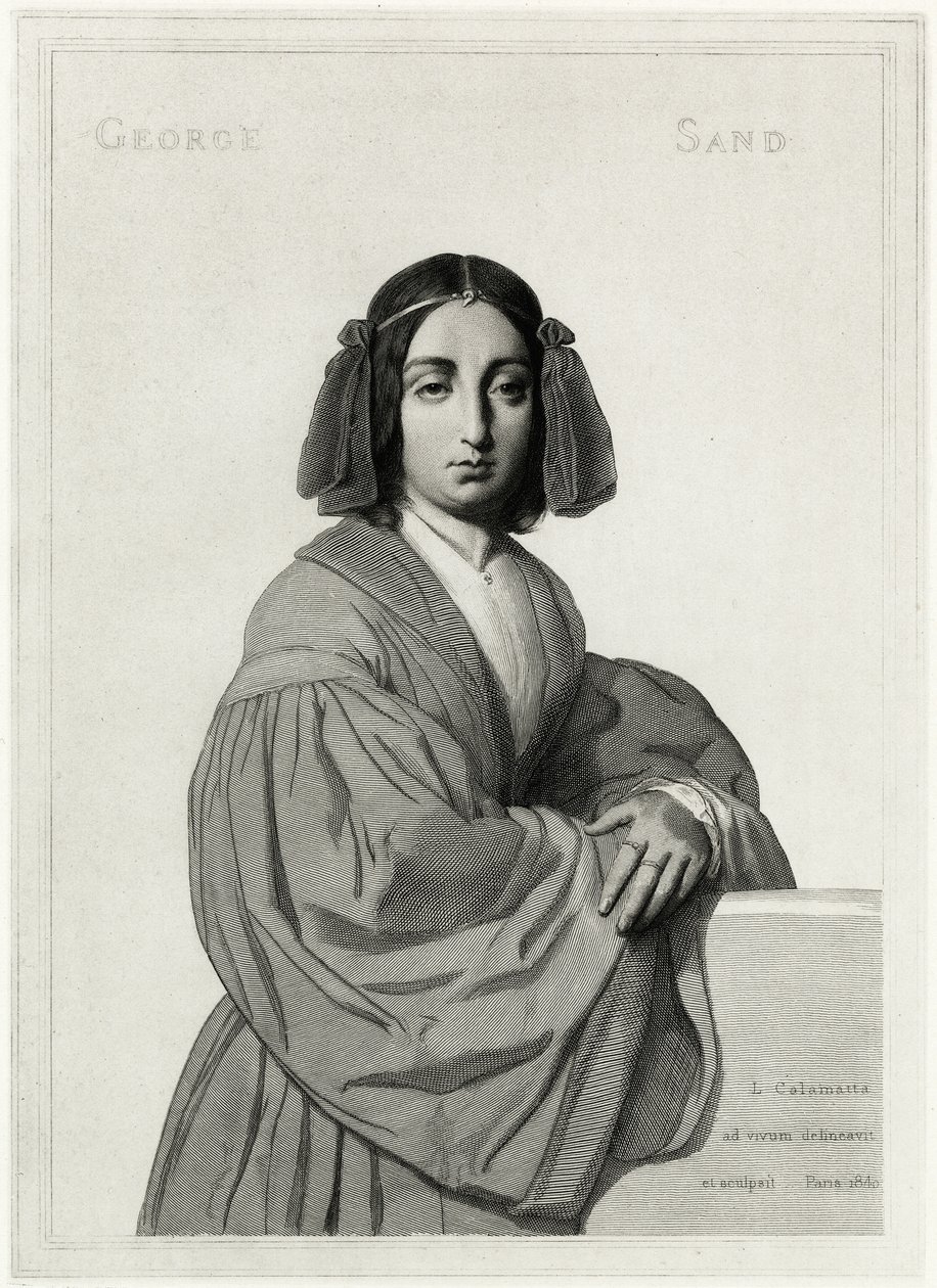 George Sand, 1884-90 af German School