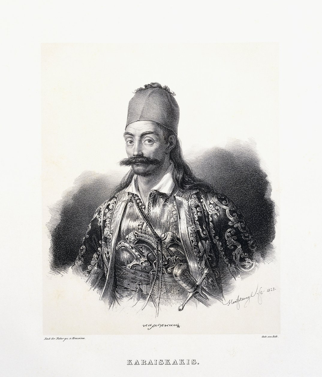 Georgios Karaiskis (græsk helt) af German School