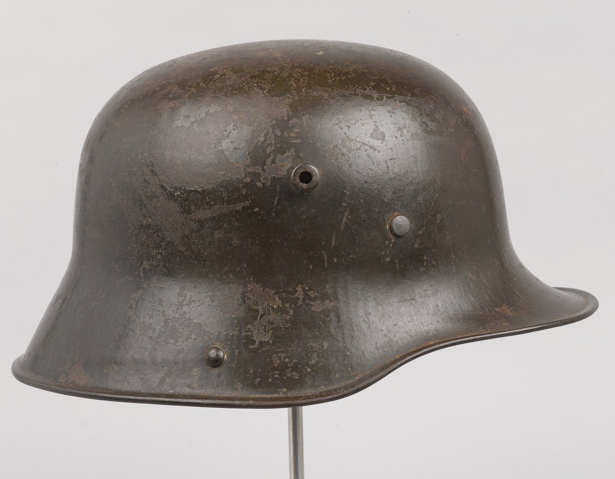Tysk stålhjelm eller Stahlhelm, ca. 1916 (hjelm) af German School