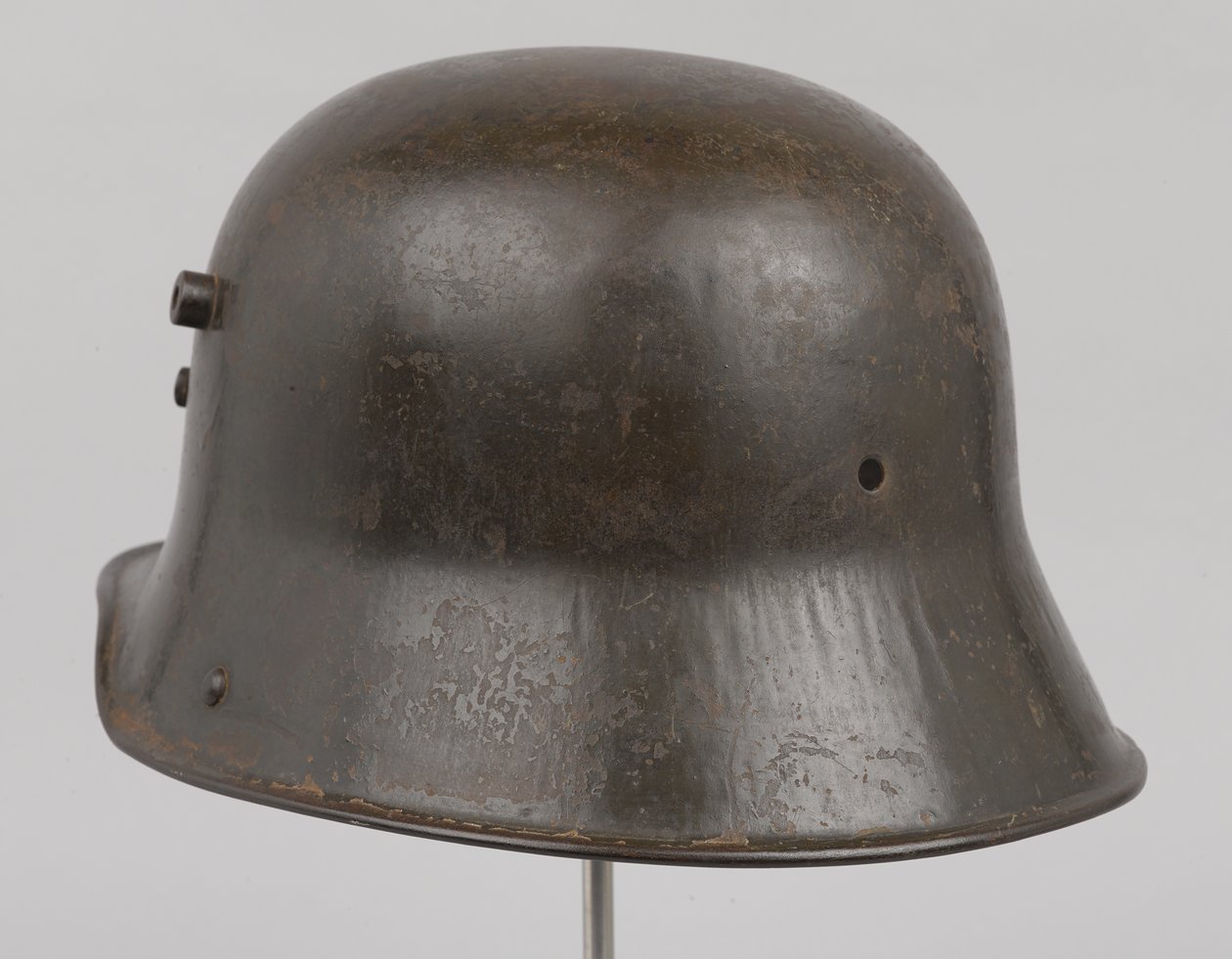 Tysk stålhjelm eller Stahlhelm, ca. 1916 (hjelm) af German School