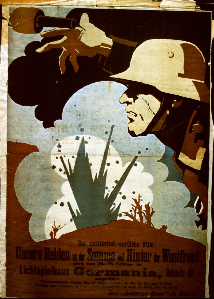 Tysk krigsfilm plakat af German School