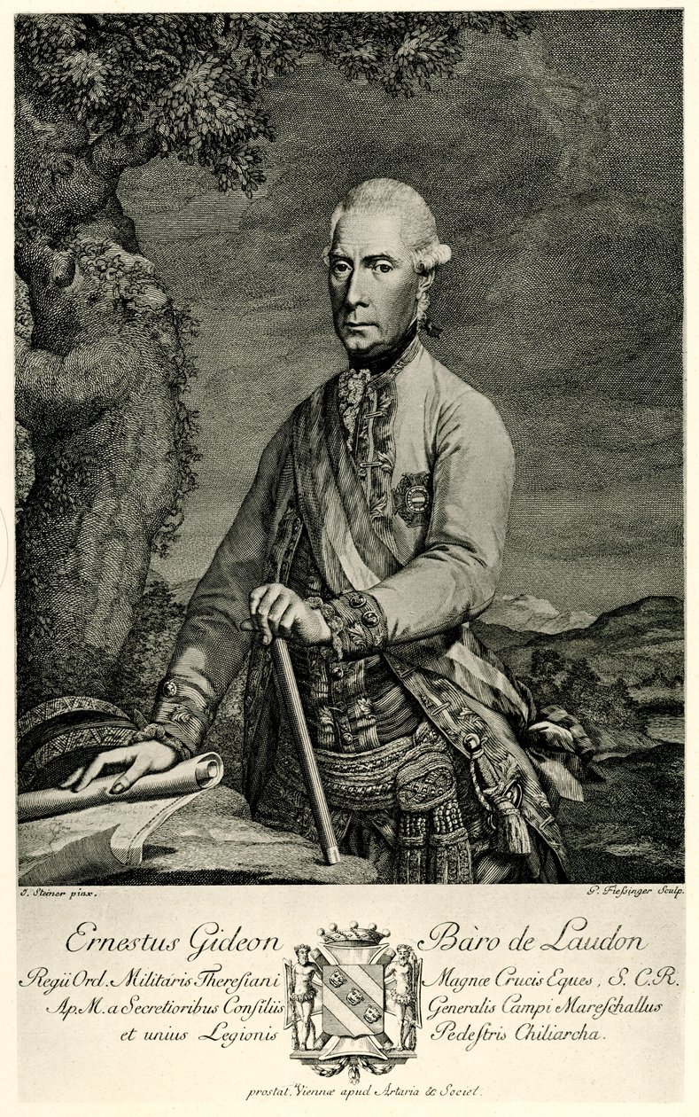 Gideon Ernst Freiherr von Laudon af German School