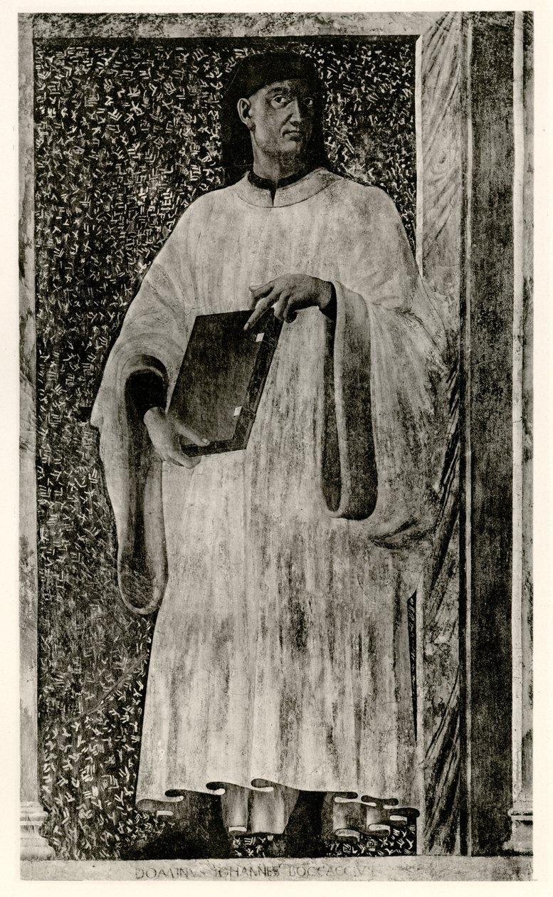 Giovanni Boccaccio, 1884-90 (fototype) af German School