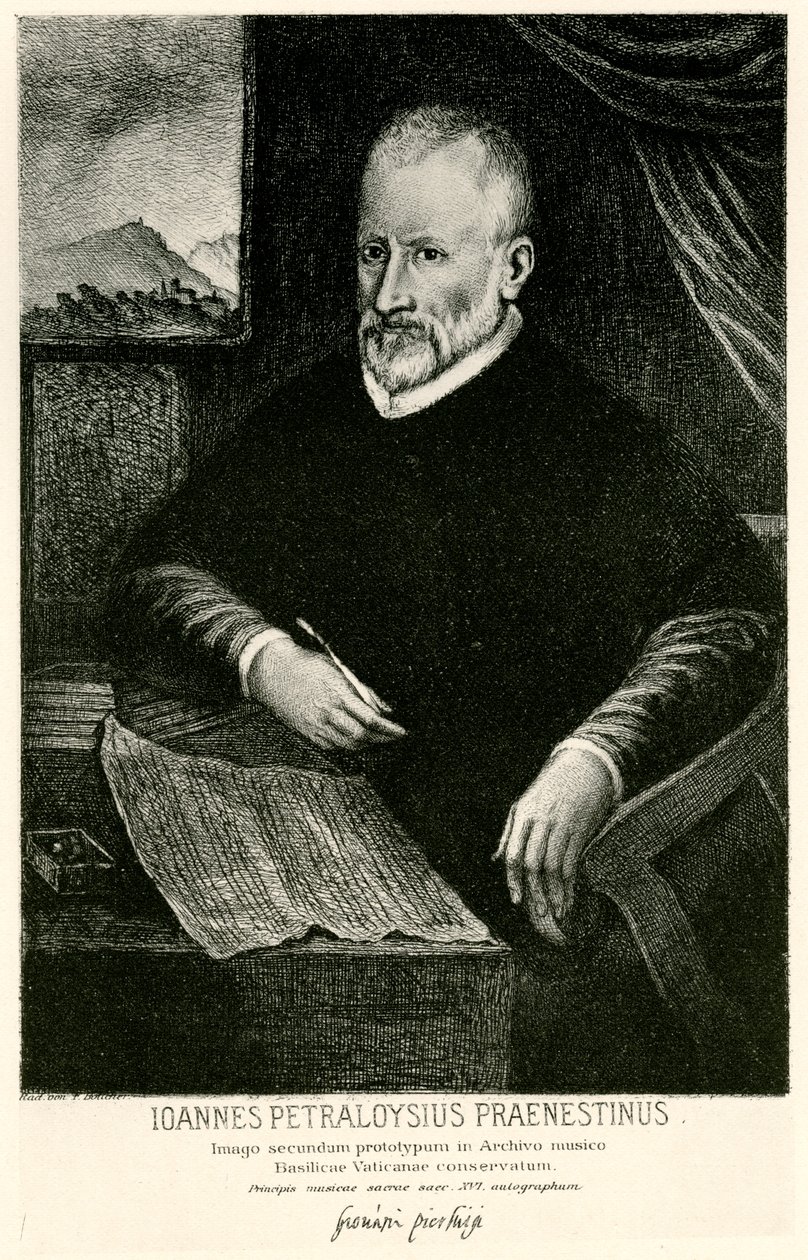 Giovanni Pierluigi fra Palestrina af German School