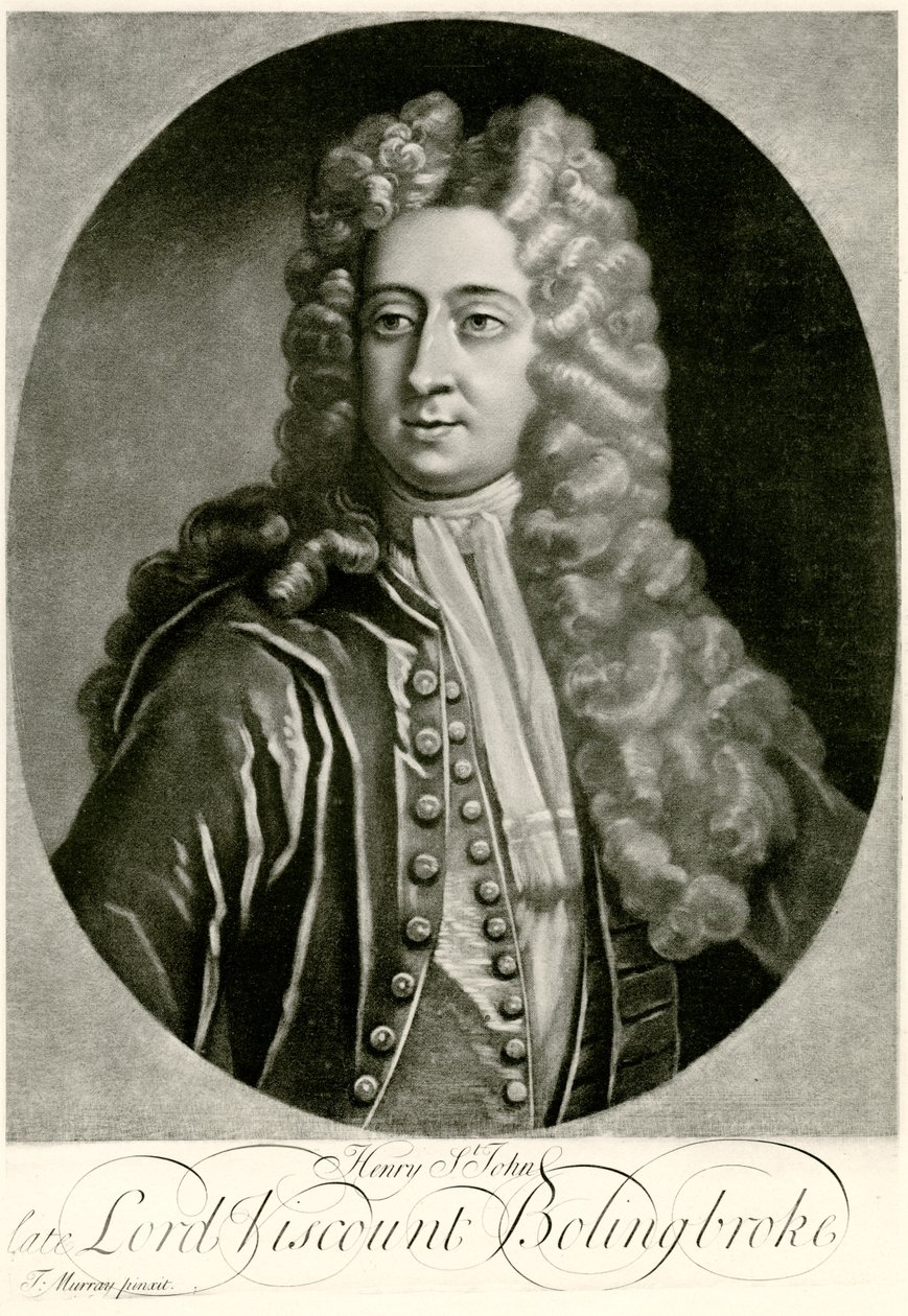 Henry St. John Viscount Bolingbroke af German School