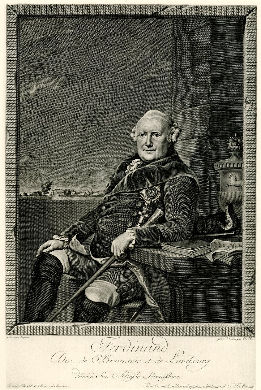 hertug Ferdinand af Brunsvig af German School