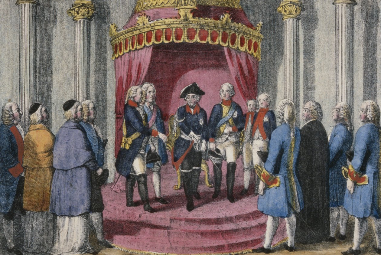 Hyldest til de schlesiske godser, 7. november 1741 af German School