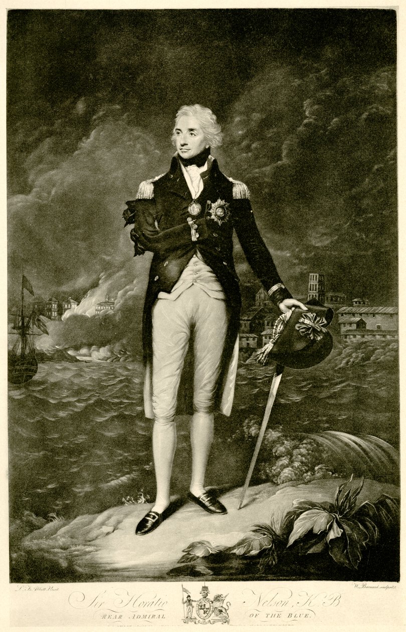 Horatio Lord Nelson, 1884-90 (fototype) af German School
