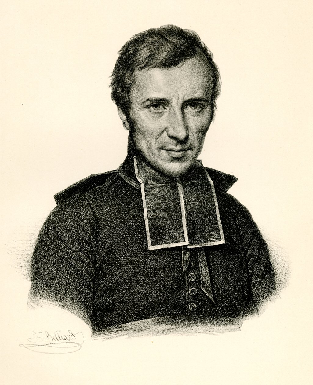 Hugues Felicite Robert de Lamennais af German School