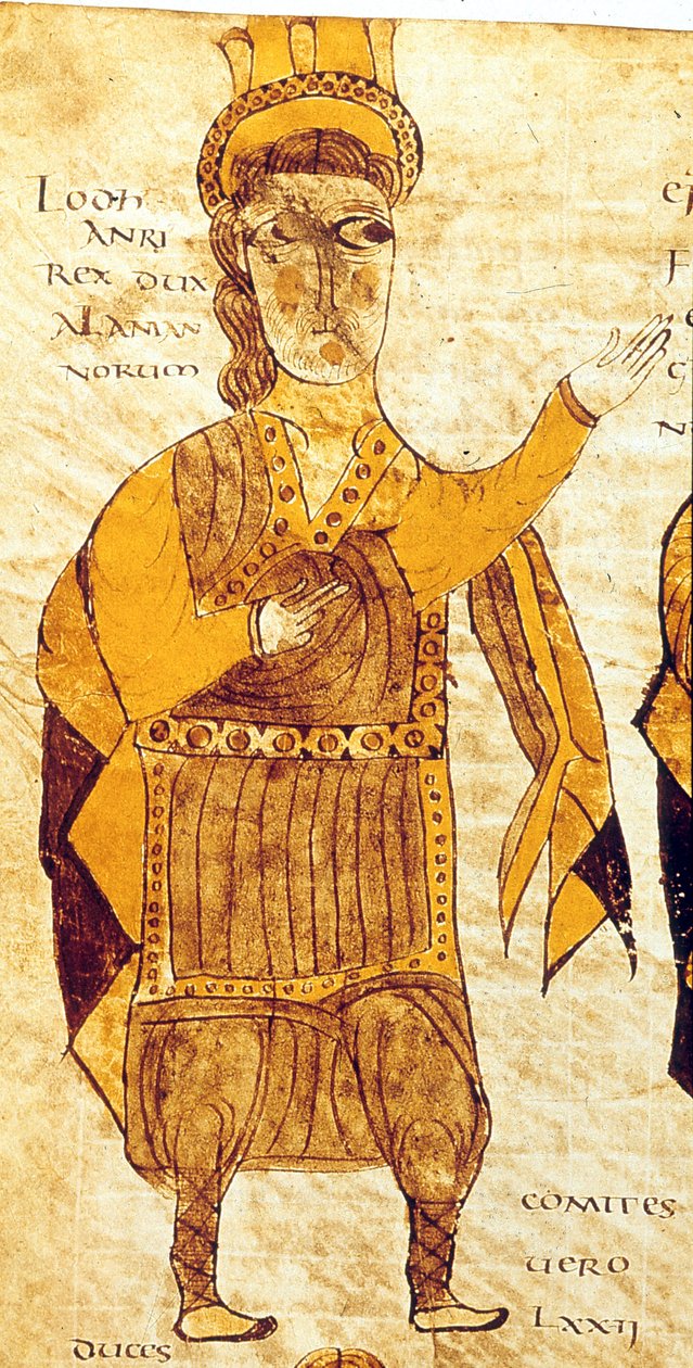 Illustration fra Breviary of Alaric, 506 af German School