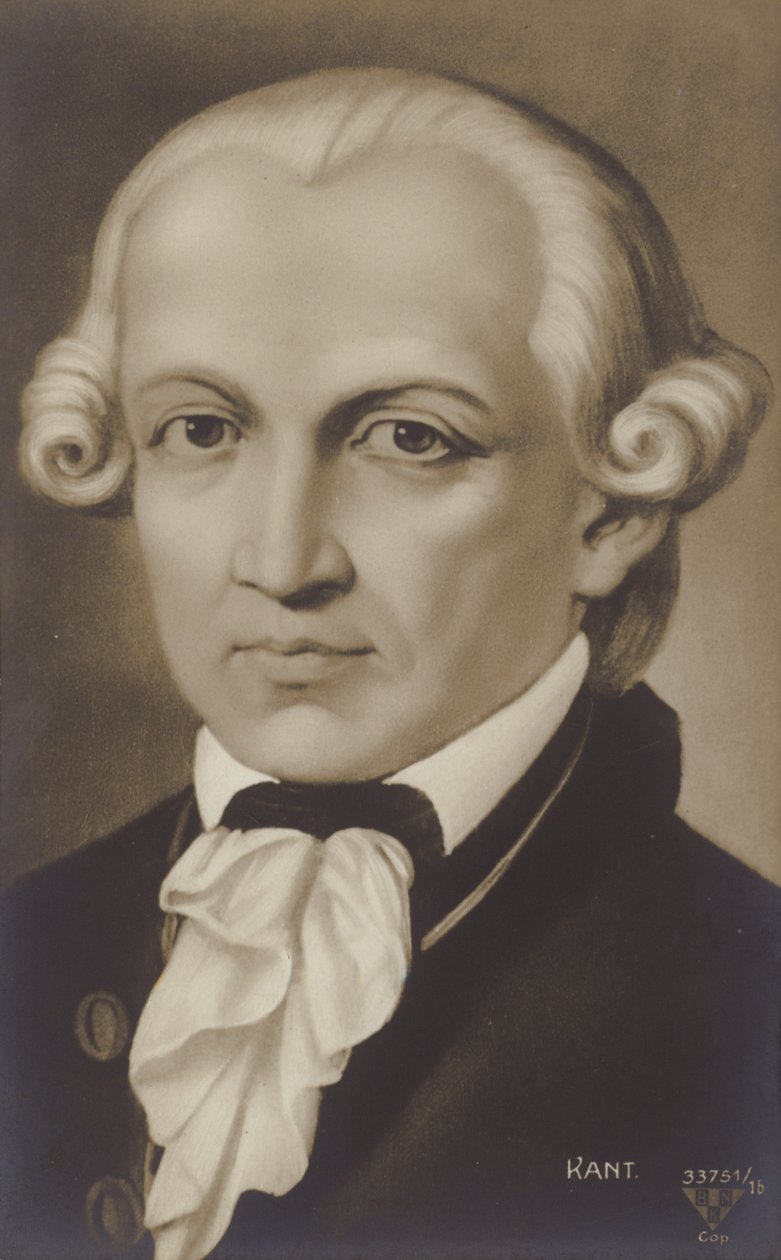 Immanuel Kant (litografi) af German School