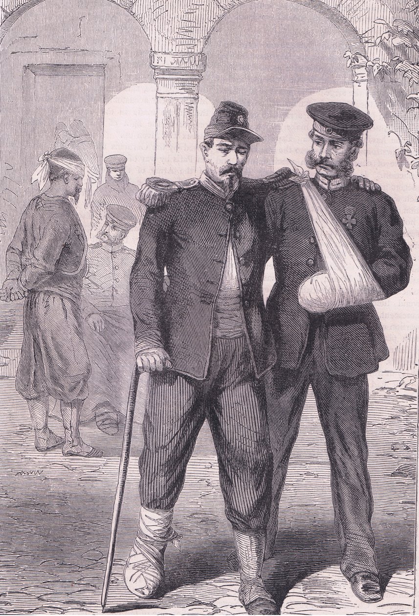 På hospitalet, Cassells History of the War between France and Germany udgivet af Cassell and Company Limited, ca. 1890 (litho) af German School