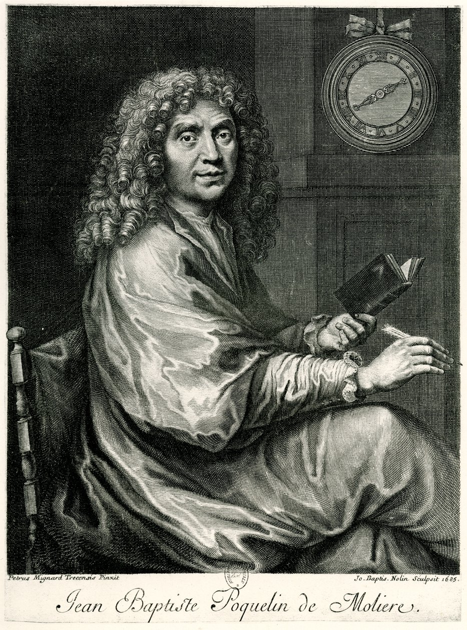Jean Baptiste Moliere af German School