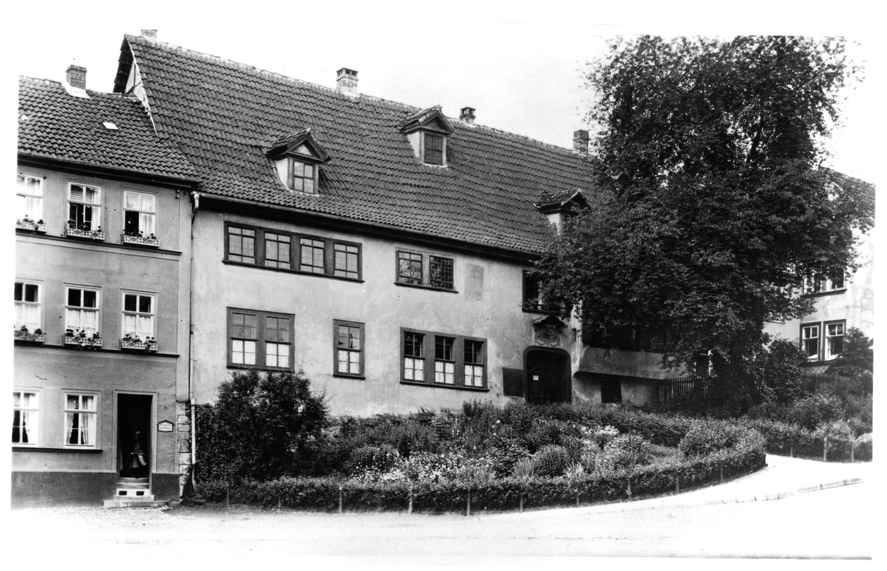 Johann Sebastian Bachs (1685-1750) hus af German School