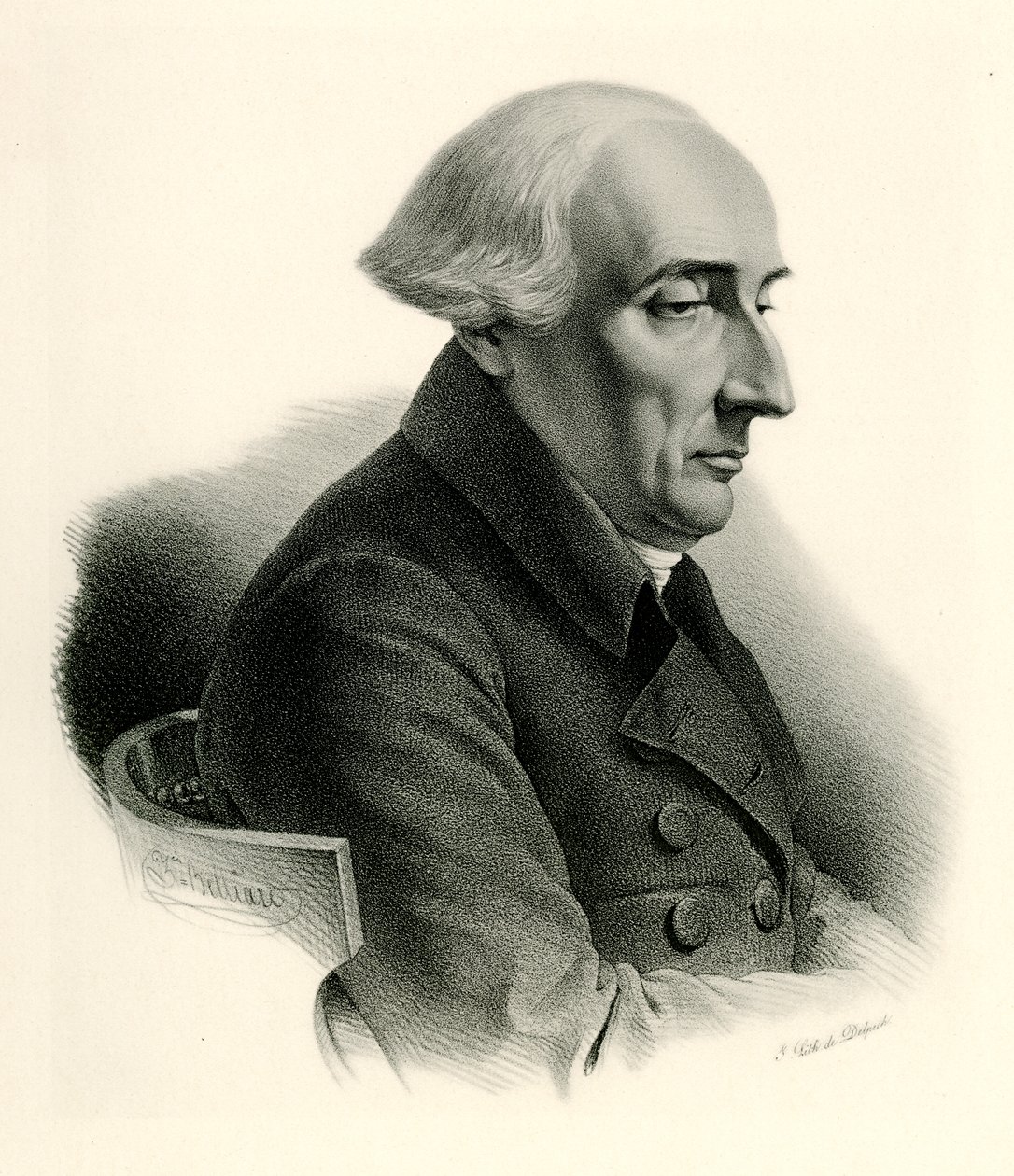 Joseph Louis Lagrange, 1884-90 (fototype) af German School