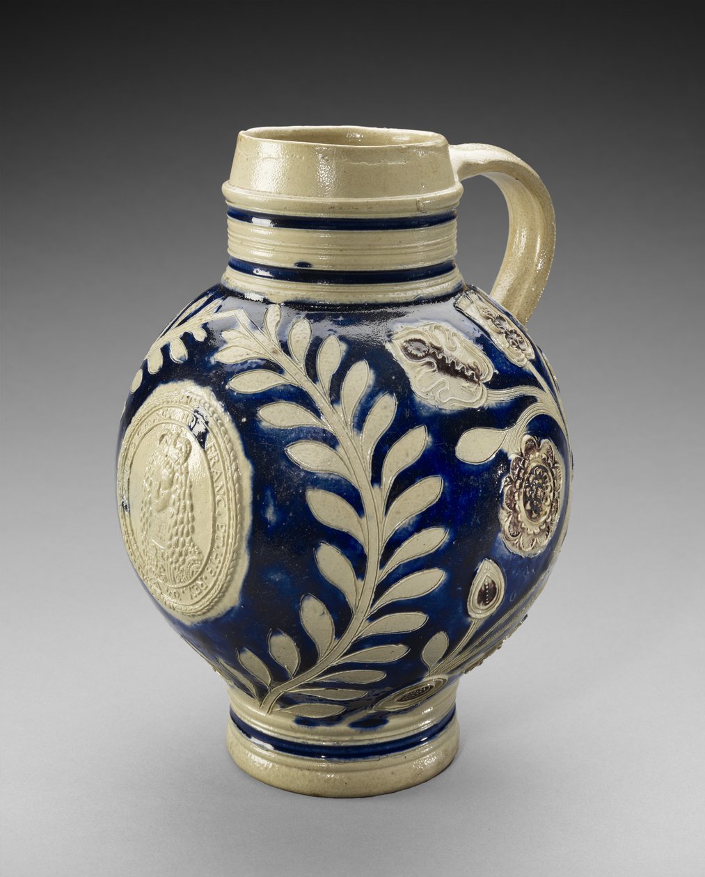 Kande, c. 1689-1702 (saltglaseret stentøj) af German School
