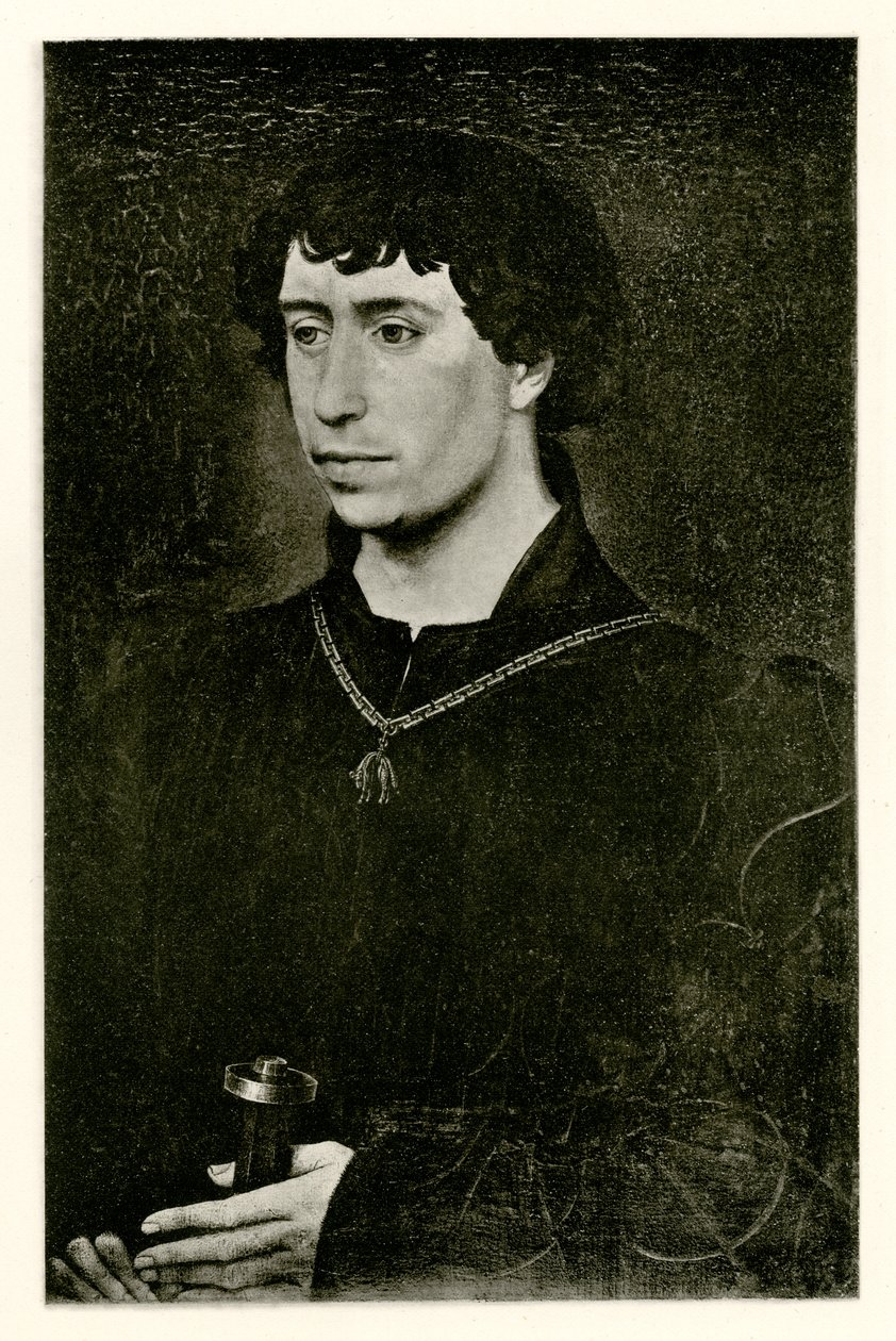 Karl den dristige, 1884-90 (fototype) af German School