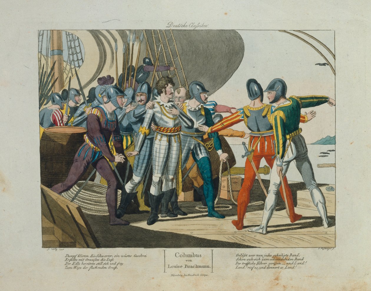 Land, land! Christopher Columbus