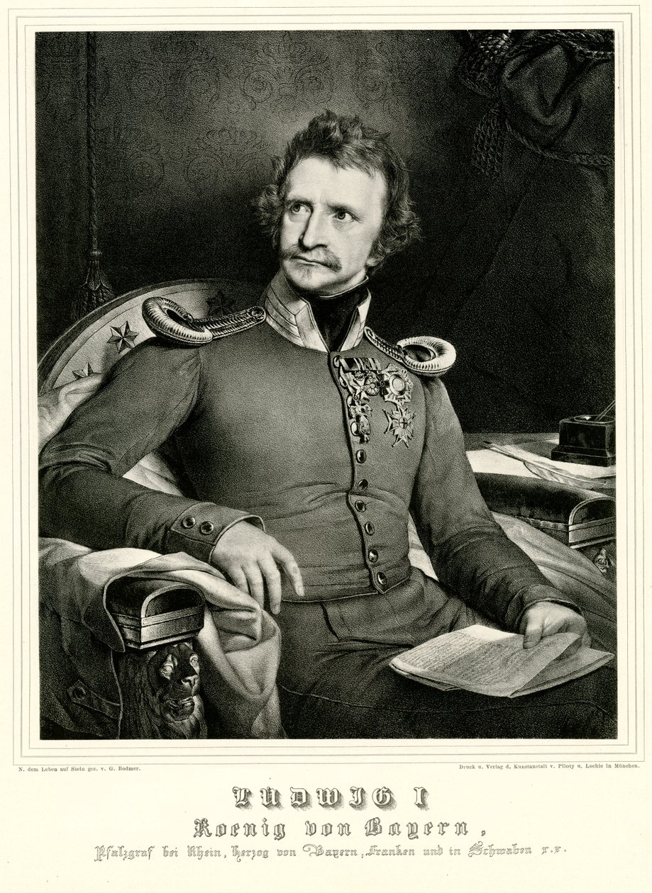 Ludwig I., 1884-90 af German School