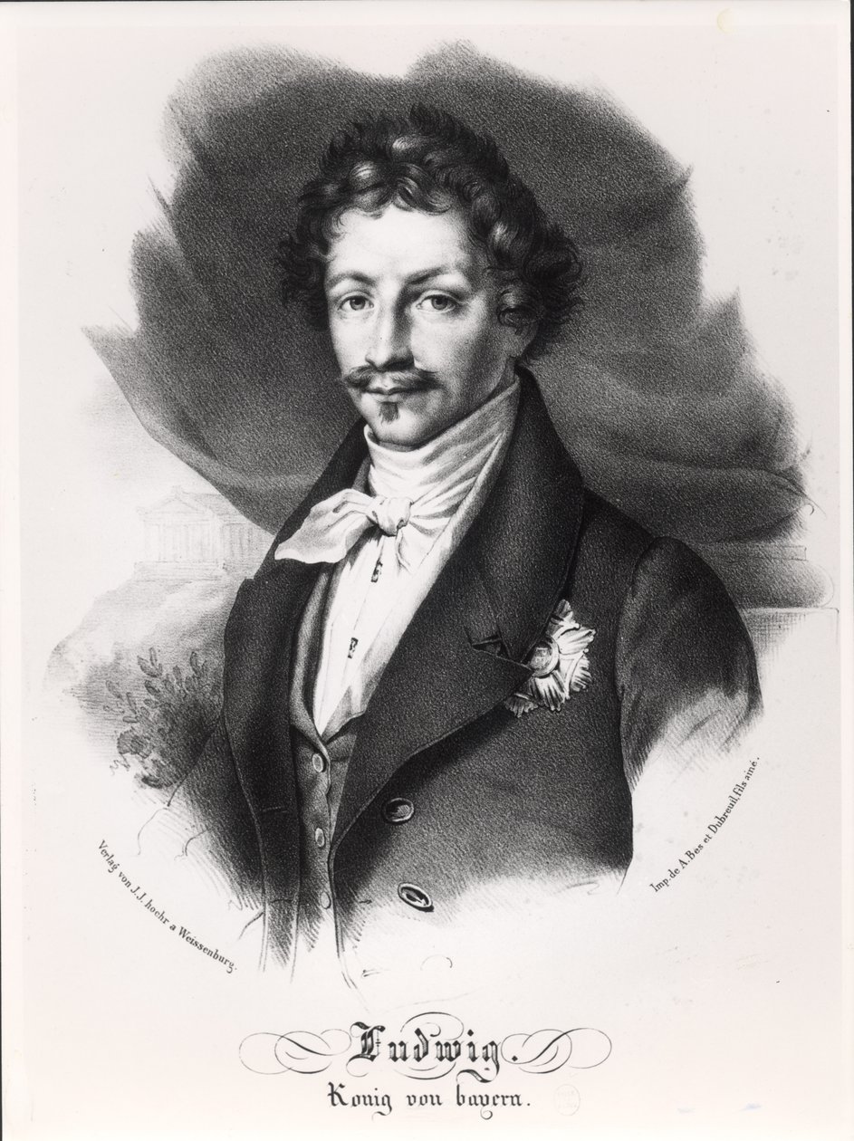 Ludwig I af Bayern (25. august 1786 - 29. februar 1868) af German School