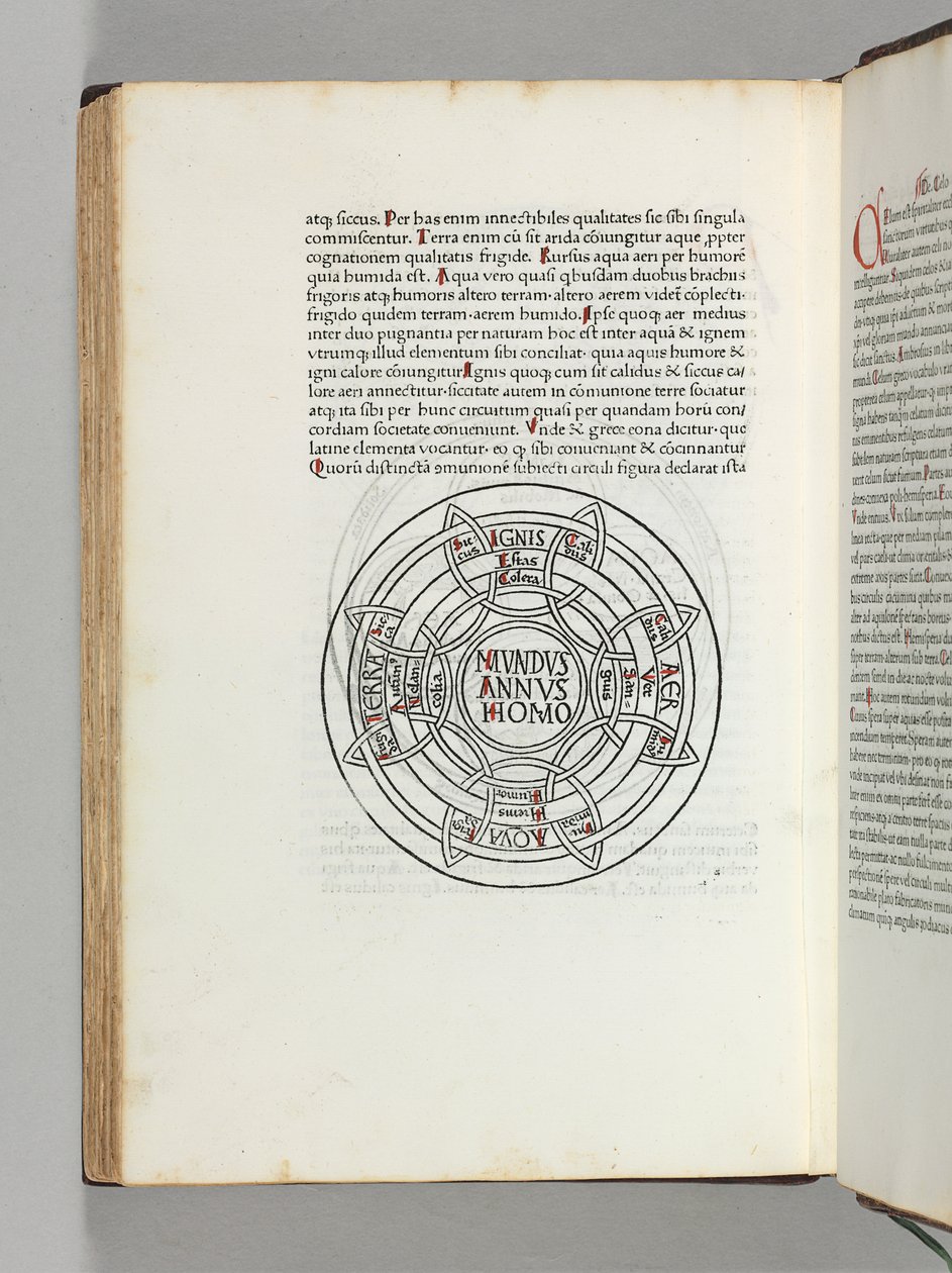Mappa Mundi, det første trykte kort over verden, fra 