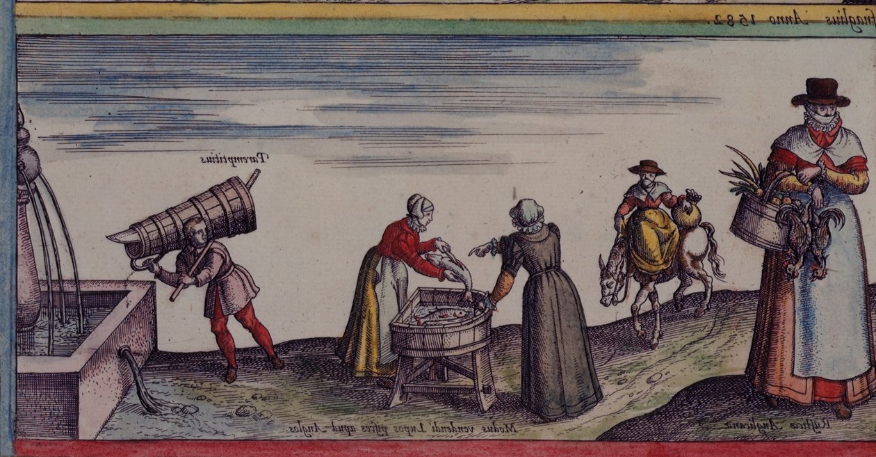 Maps.C.29.e.1 Kvinder skærer fisk, fra 
