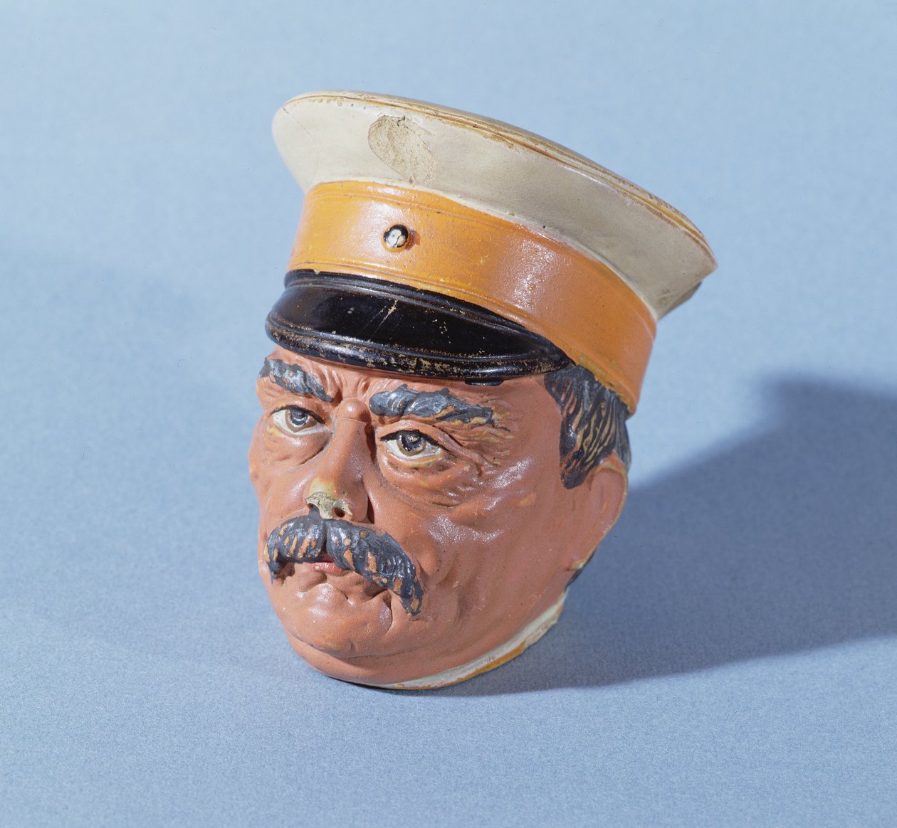 Pengekasse i form af kansler Otto von Bismarck (1815-98) (terracotta) (se også 211401) af German School