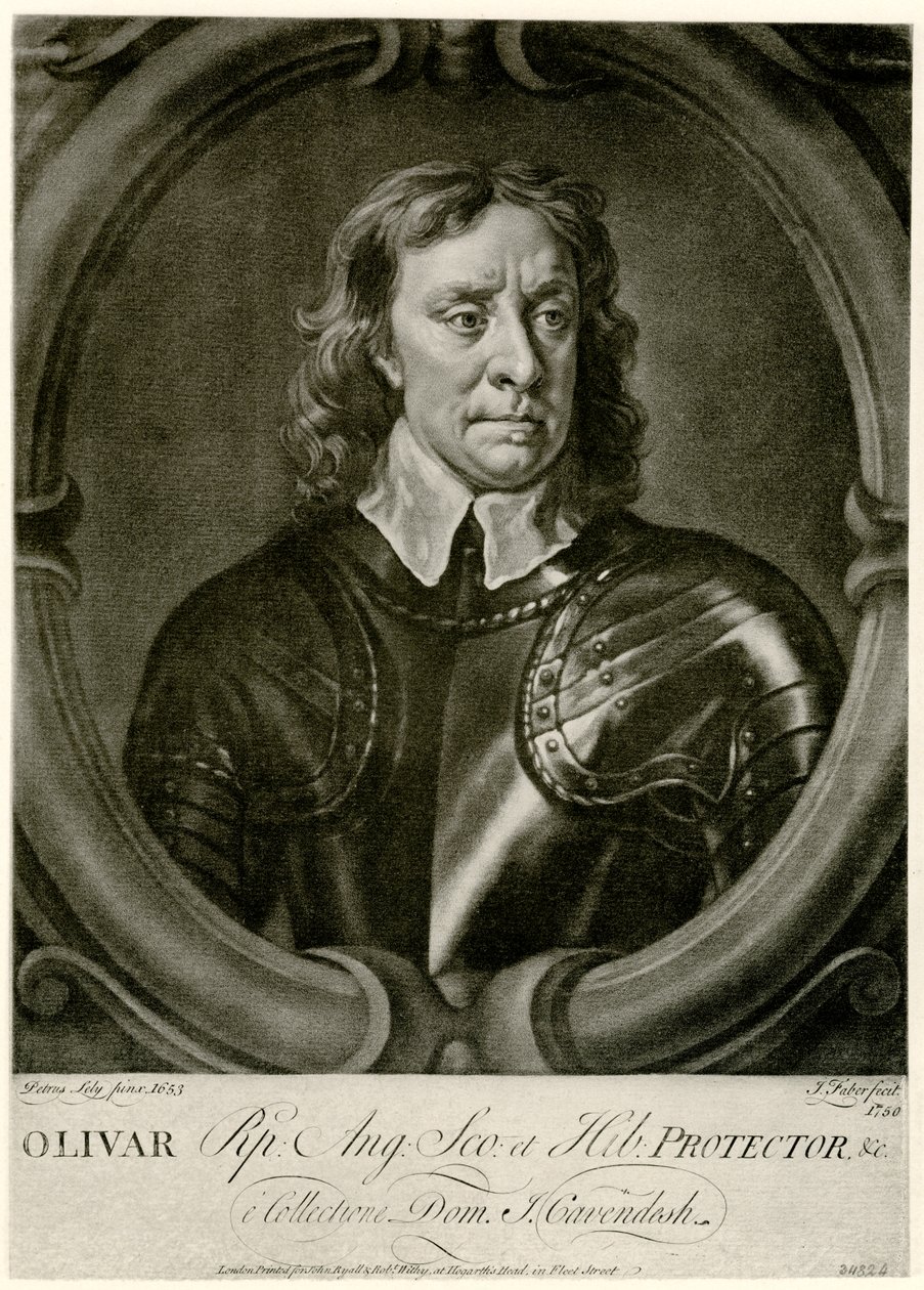 Oliver Cromwell af German School