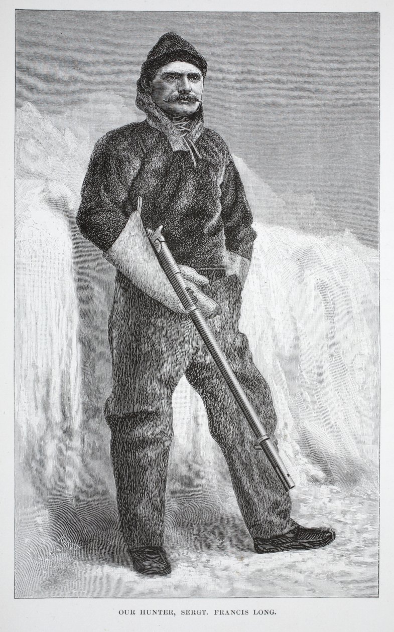 Vores jæger, sergent Francis Long, pub. London 1886 af German School