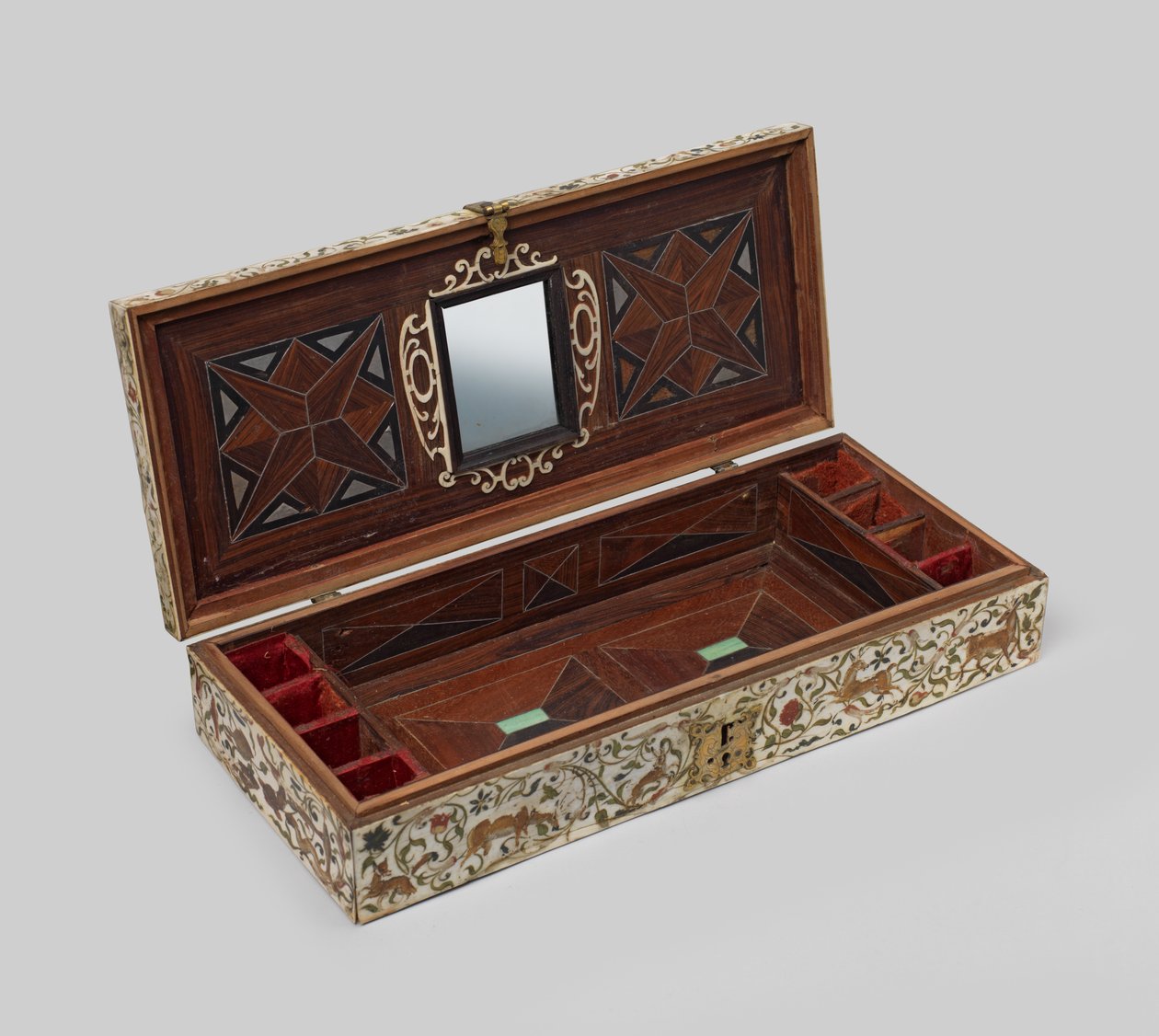 Ægteskab i malet elfenben, 1600-99 af German School