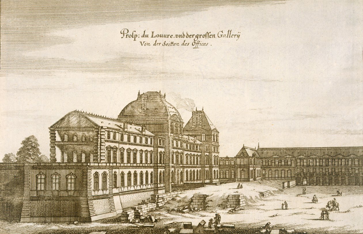 Louvre-paladset af German School