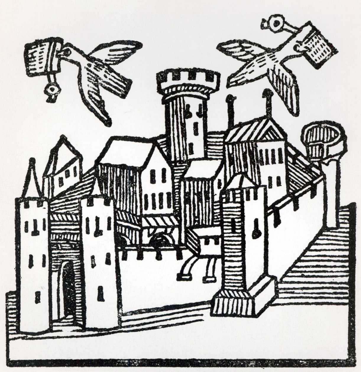 Duepost, 1488 af German School