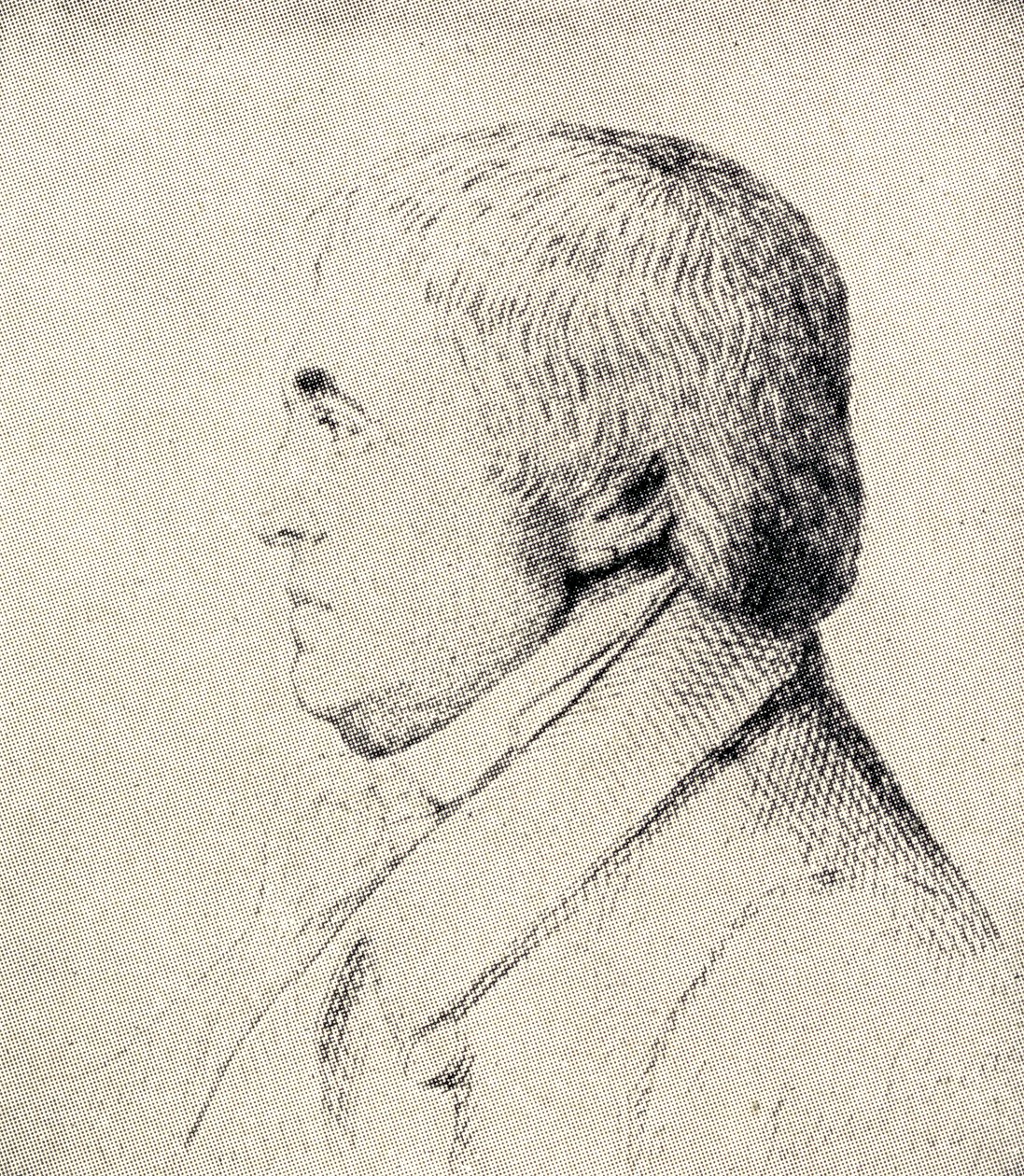 Portræt af Franz Anton Mesmer (1734-1815) tysk læge af German School