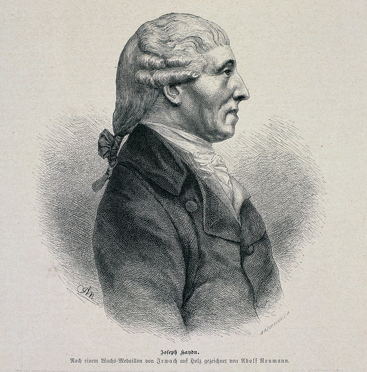 Portræt af Joseph Haydn (1732-1809) af German School