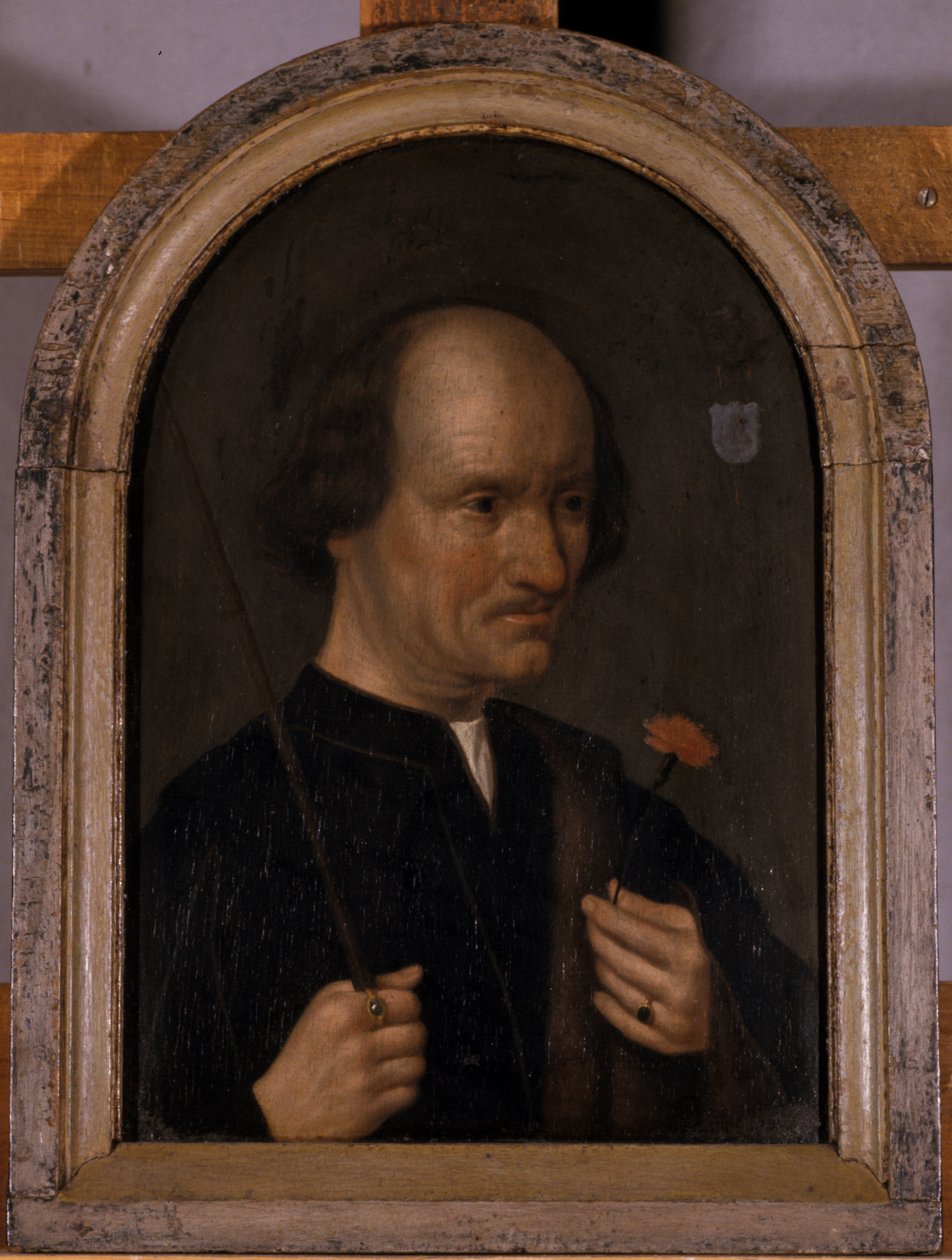 Portræt af en gammel skægløs mand, 1501-1600 af German School