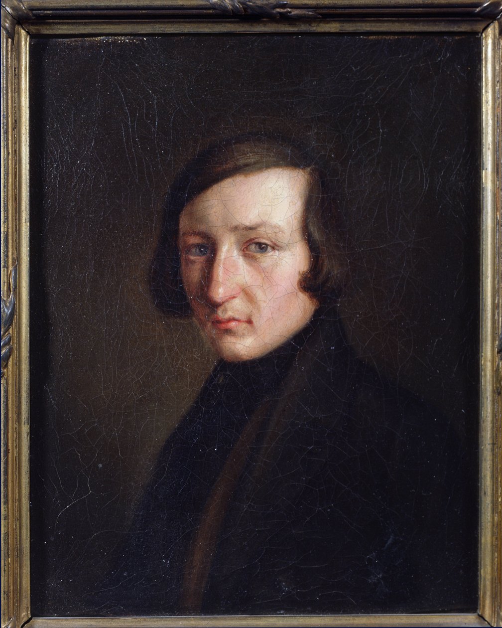 Portræt af forfatteren Heinrich Heine af German School