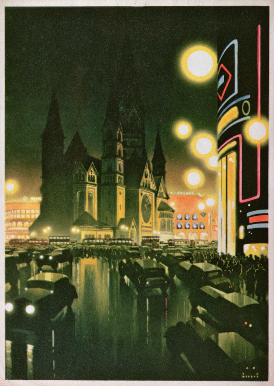 Postkort forestillende Berlin, ca. 1930-6 af German School