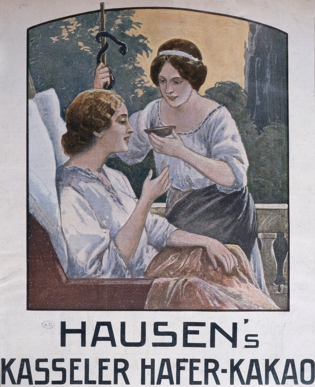 Plakatreklamechokolade fra Kassel, 1908 af German School