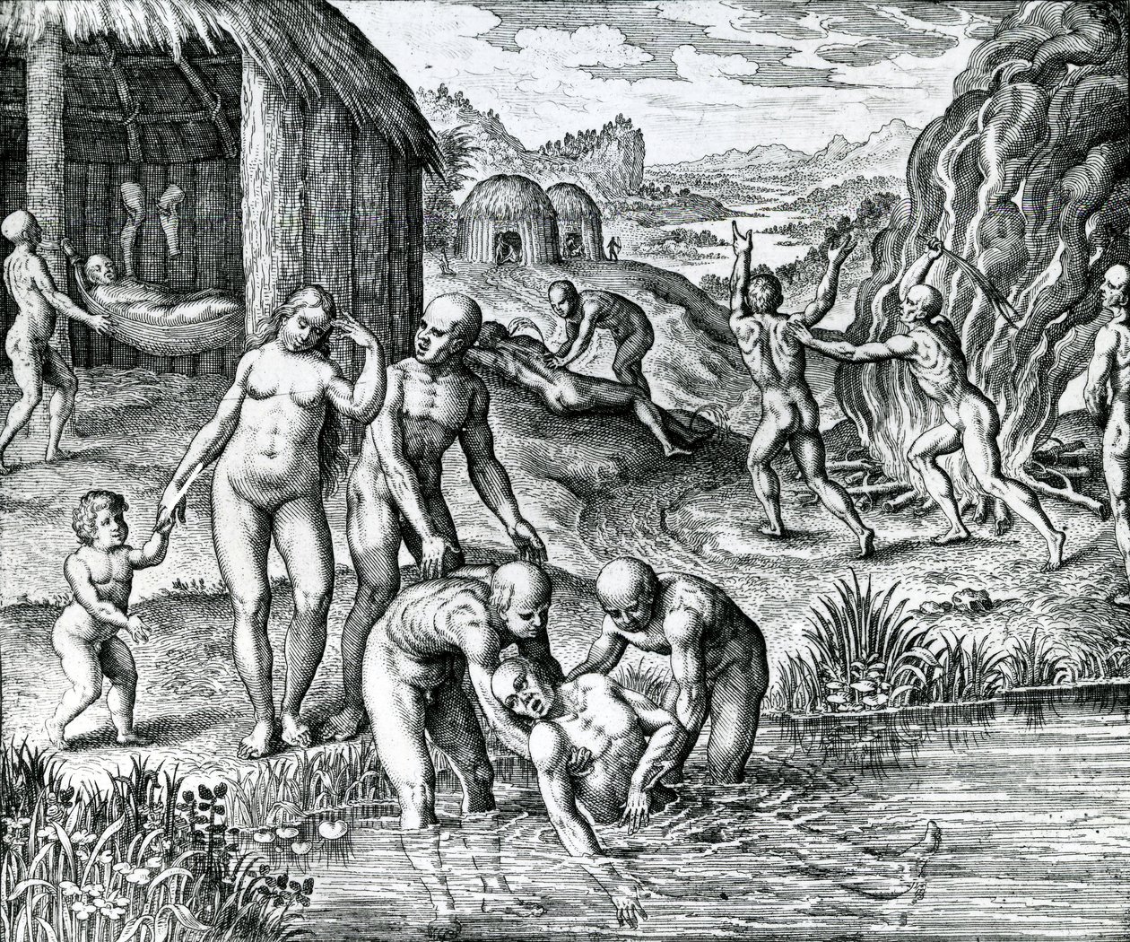 Quibus remediis contra morbos utantur Indiani, illustration fra 