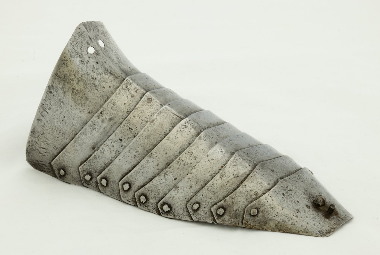 Højre Sabaton, ca. 1490, restaureret 1850-1925 (stål og læder) af German School