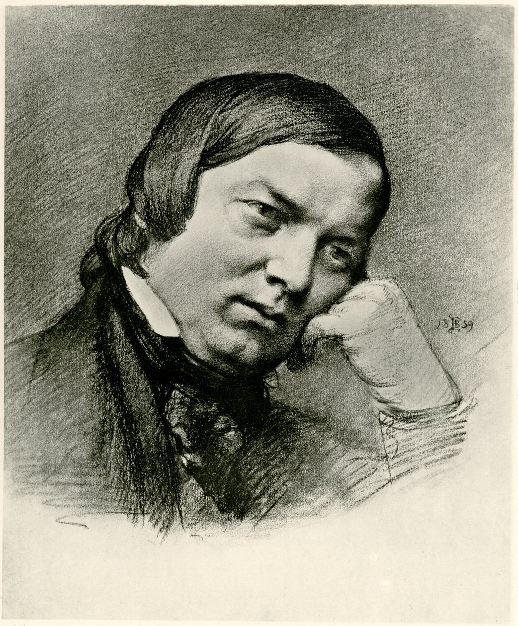 Robert Schumann, 1859 af German School