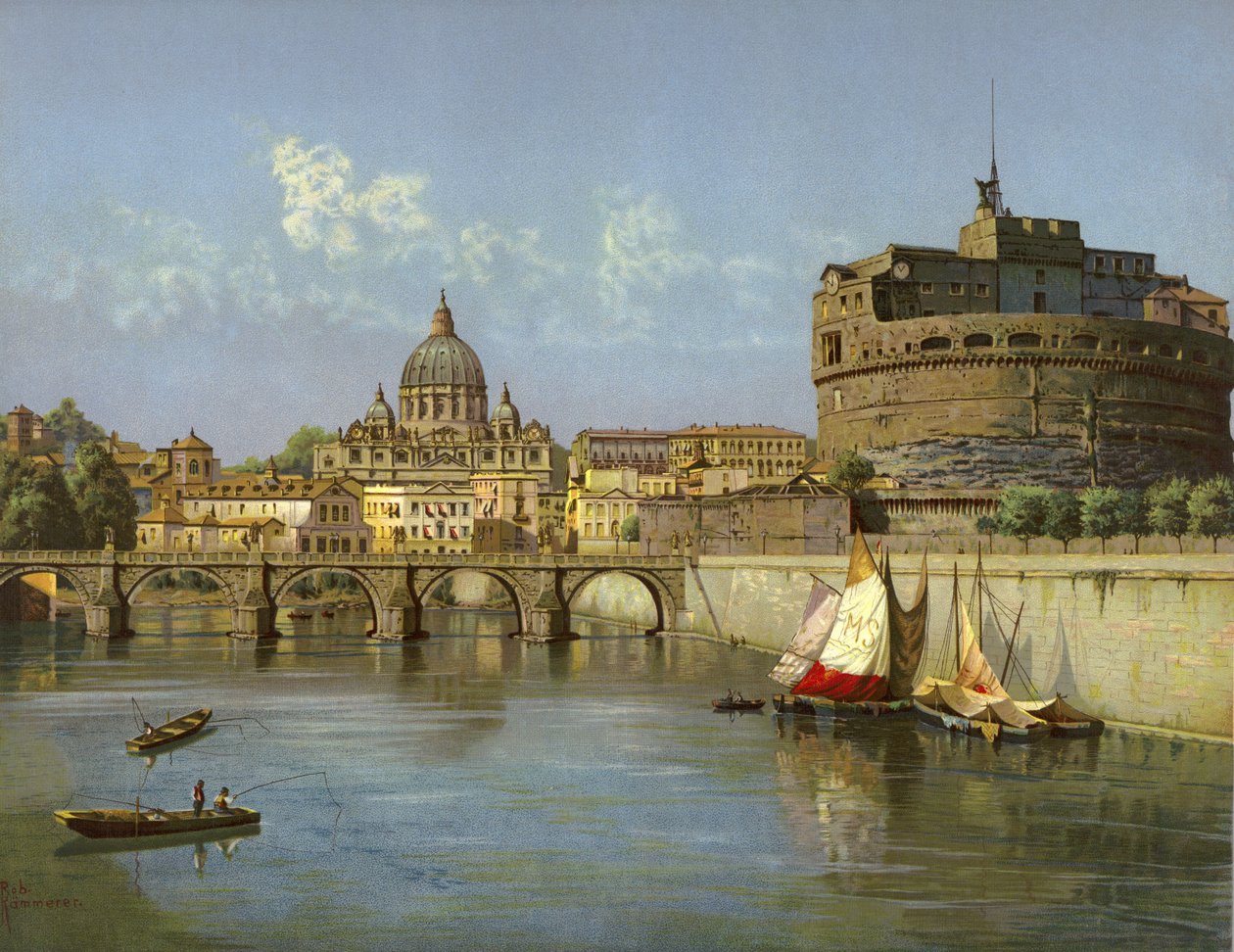 Rom (chromolitho) af German School