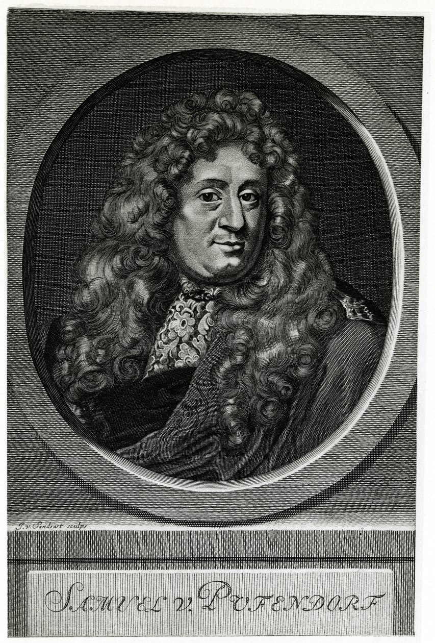 Samuel Pufendorf af German School