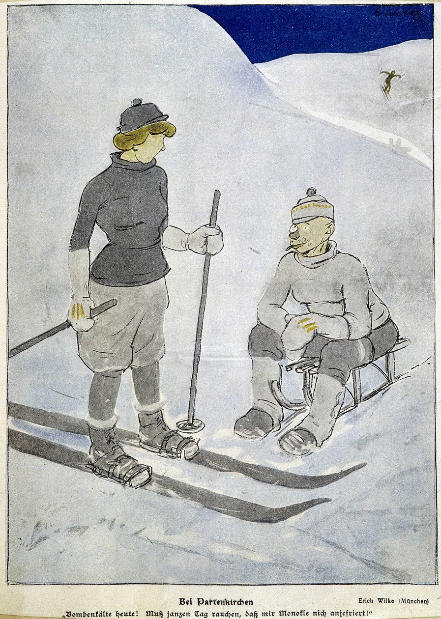 Ski og kælk - tysk presse af German School