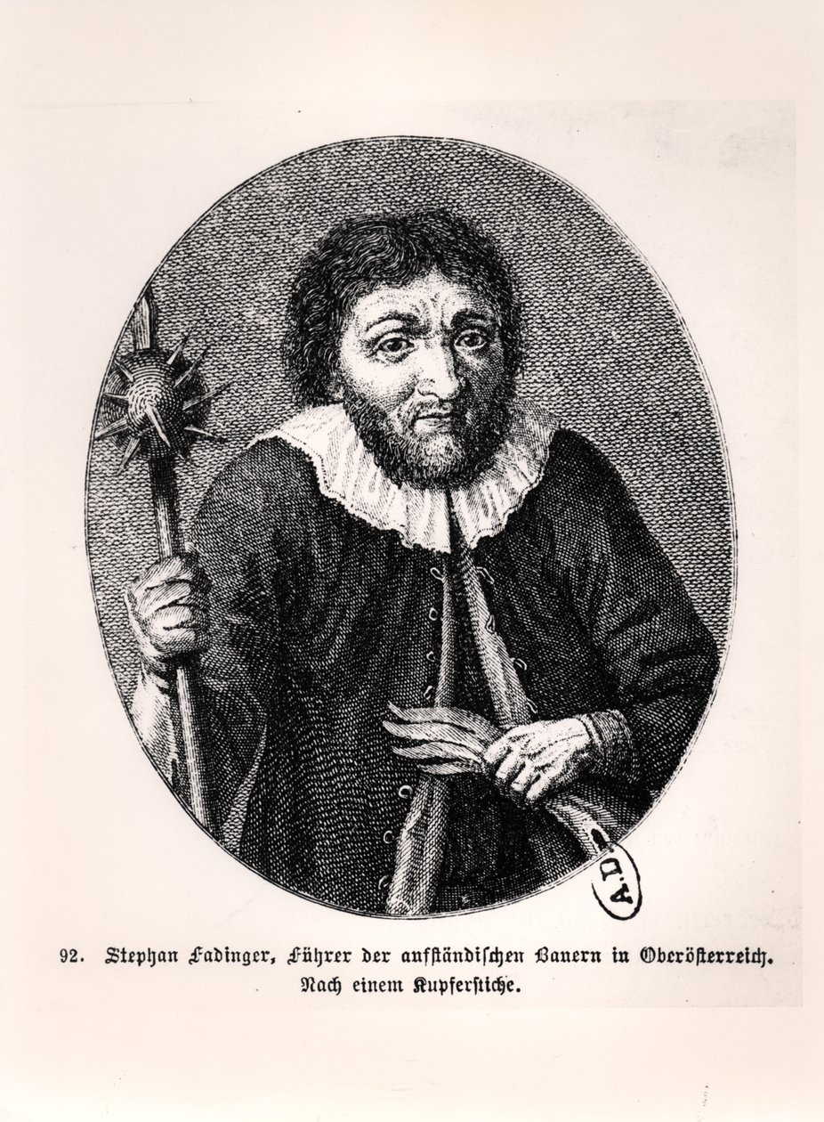 Stephan Fadinger (d.1626), leder af østrigsk bondeoprør (1625-1626) af German School