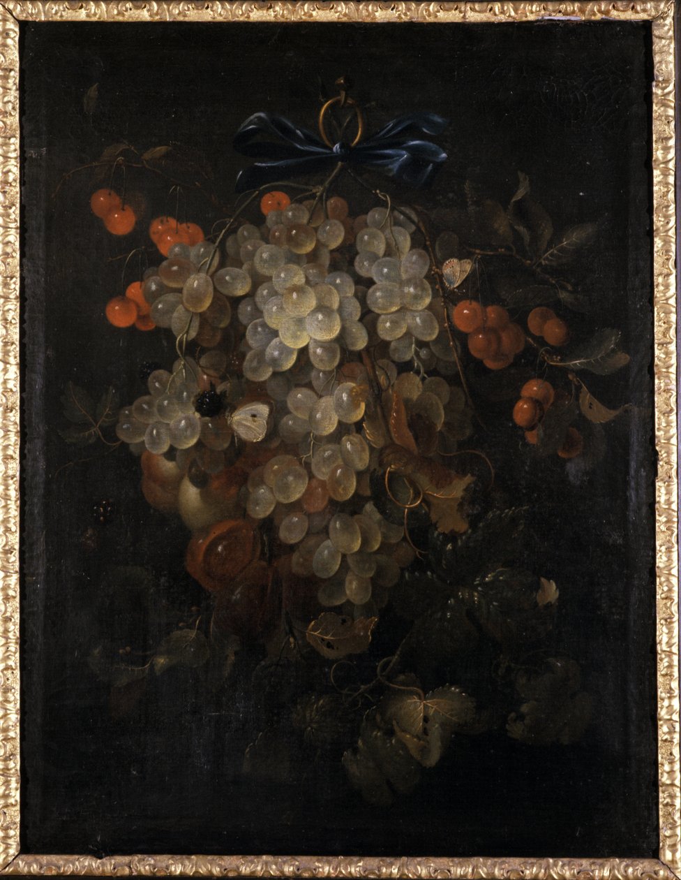 Stilleben med frugt, 1701-1800 af German School